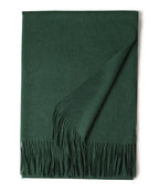 New Solid Color Wool Long Beard Warm Tassel Scarf Thick - DanaFashionstore