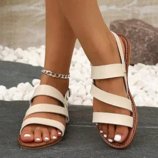 Fashion Round Toe European And American Beach Roman Women's Sandals - DanaFashionstore