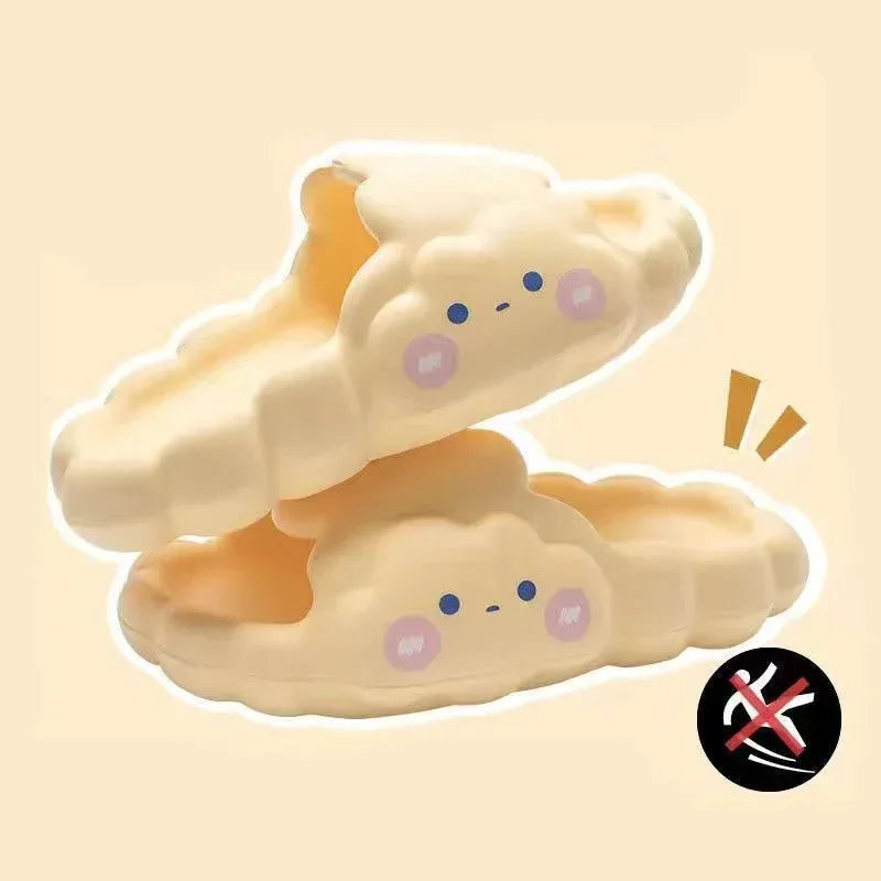 Home Bathroom Bathing Cloud Slippery Slippers - DanaFashionstore