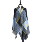 Women's Cashmere-like Plus-sized Double-sided Qicaigei Scarf Shawl - DanaFashionstore