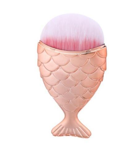 1pc Diamond Fish Makeup Brush Set Foundation Blend Power Eyeshadow Contour Concealer Blush Cosmetic Beauty Make Up $8.50 Dana Fashion Model: 11 makeup Specification: Product name: portable foundation makeup brush Size: about 20*2.0*1.4cm Material: wooden