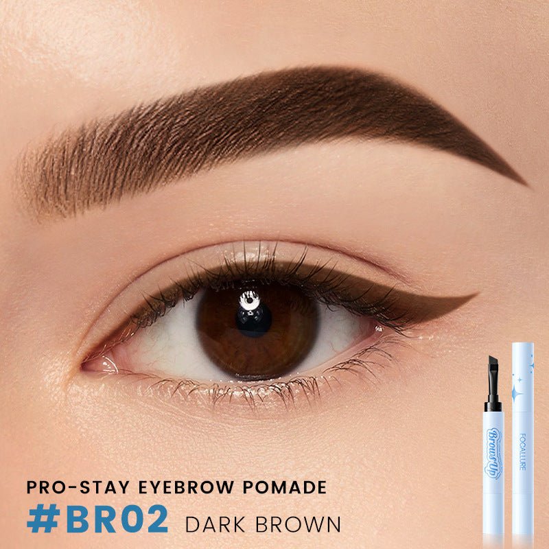 2 In 1 3D Eyebrow Gel Cream Eyeliner Pencil 3 Colors Waterproof Long-lasting Eyebrow Pomade Enhancers Makeup Cosmetics $23.59 Dana Fashion Color: BR02 makeup How to use: 1. Rotate to open, and take an appropriate amount of eyebrow cream. 2. Use the brow b