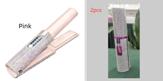 2-In-1 Electric USB Hair Straightening Brush Straightener Brush Multifunctional Comb Straightening Styler Hair Curler $129.00 Dana Fashion Color: Pink set1 Electrical outlet: USB Beauty Tools Product information : Diameter of heat conductor: 16MM-20MM. Pr