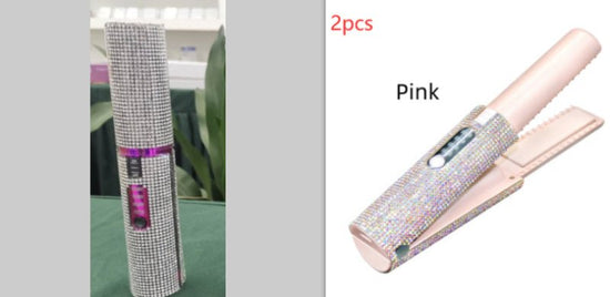 2-In-1 Electric USB Hair Straightening Brush Straightener Brush Multifunctional Comb Straightening Styler Hair Curler $129.00 Dana Fashion Color: Pink set Electrical outlet: USB Beauty Tools Product information : Diameter of heat conductor: 16MM-20MM. Pro