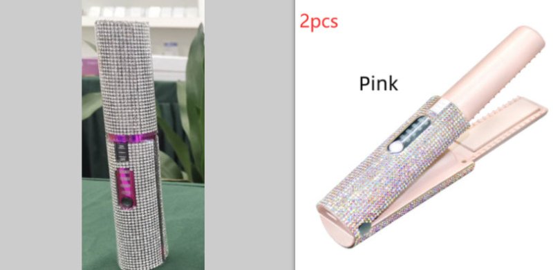 2-In-1 Electric USB Hair Straightening Brush Straightener Brush Multifunctional Comb Straightening Styler Hair Curler $129.00 Dana Fashion Color: Pink set Electrical outlet: USB Beauty Tools Product information : Diameter of heat conductor: 16MM-20MM. Pro