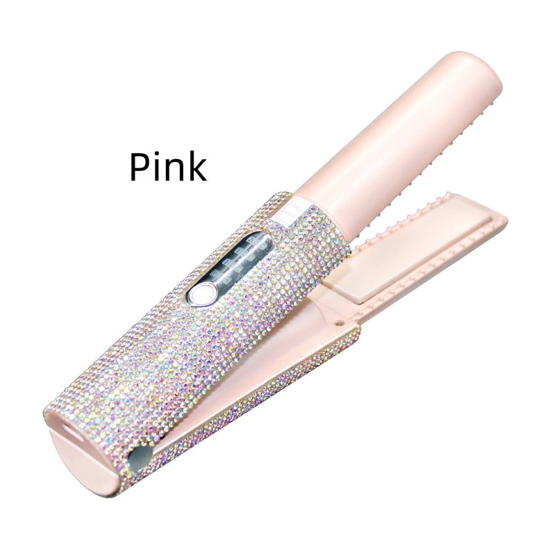 2-In-1 Electric USB Hair Straightening Brush Straightener Brush Multifunctional Comb Straightening Styler Hair Curler $49.99 Dana Fashion Color: Pink Electrical outlet: USB Beauty Tools Product information : Diameter of heat conductor: 16MM-20MM. Product