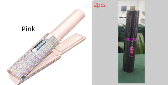 2-In-1 Electric USB Hair Straightening Brush Straightener Brush Multifunctional Comb Straightening Styler Hair Curler $129.00 Dana Fashion Color: Black set Electrical outlet: USB Beauty Tools Product information : Diameter of heat conductor: 16MM-20MM. Pr