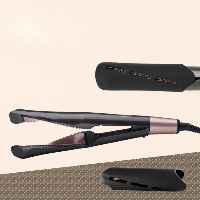2 In1 Professional Hair Straightener Hair Crimper Dry/Wet Hair Straightening Curling Comb $28.37 Dana Fashion Color: Black Style: AU Beauty Tools Overview This hair spiral curling iron is fit for personal use or professional use, you can use it to curl or