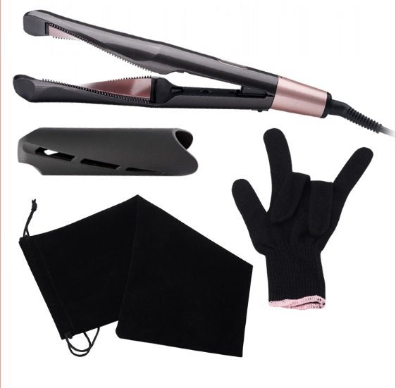 2 In1 Professional Hair Straightener Hair Crimper Dry/Wet Hair Straightening Curling Comb $28.37 Dana Fashion Color: Black Style: AU Beauty Tools Overview This hair spiral curling iron is fit for personal use or professional use, you can use it to curl or