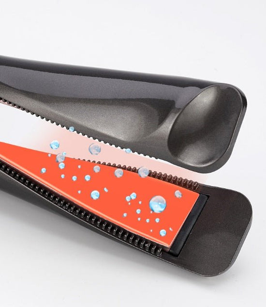 2 In1 Professional Hair Straightener Hair Crimper Dry/Wet Hair Straightening Curling Comb $28.37 Dana Fashion Color: Black Style: AU Beauty Tools Overview This hair spiral curling iron is fit for personal use or professional use, you can use it to curl or