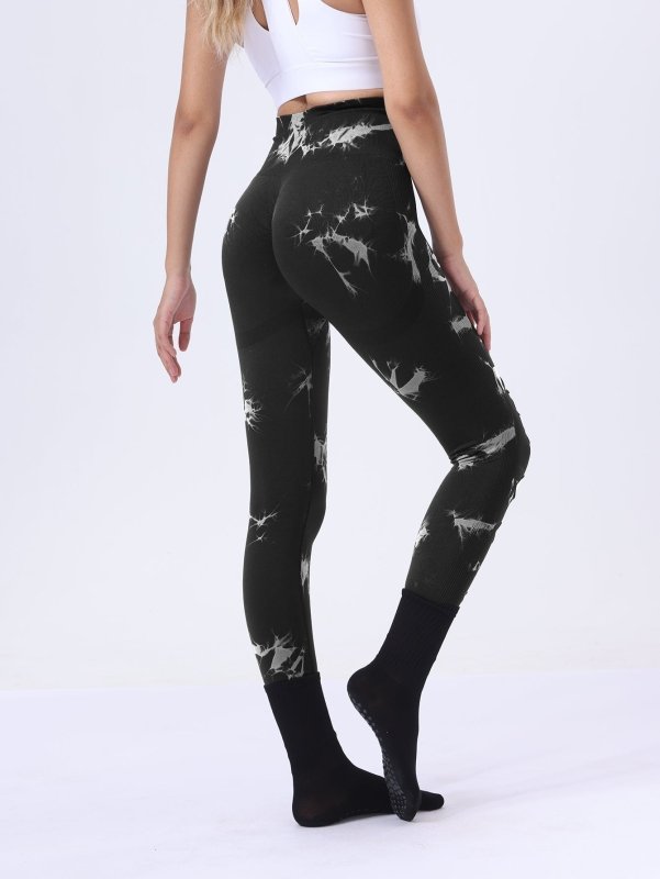 2 Pack Hollow Sexy High Elastic Women's Tie Dye Cutout Tights High Waist Workout Yoga Leggings, Scrunch Butt Lifting Elastic Pants, Tummy Control Butt Lifting Workout Yoga Athletic Pants $168.98 Dana Fashion Color: 2PACK1 Size: L Women's clothing Butt lif