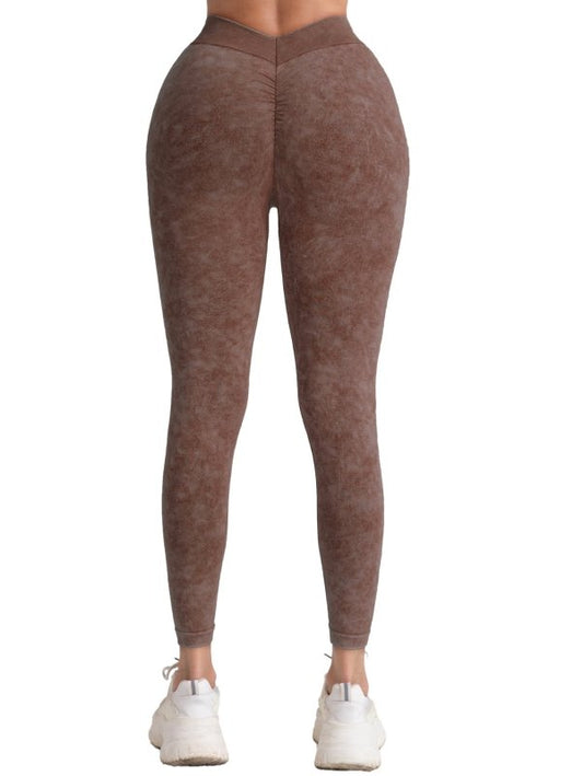 2 Pieces High Waist V Back Yoga Pants Tummy Control Running Workout Tight $169.00 Dana Fashion Color: 2PACK1 Size: L Women's clothing Butt lift Leggings: sexy booty leggings for women butt lift, stretchy hips lifting leggings, push up your bum into a juic