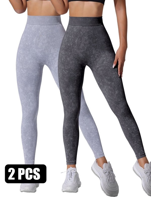 2 Pieces High Waist V Back Yoga Pants Tummy Control Running Workout Tight $169.00 Dana Fashion Color: 2PACK5 Size: L Women's clothing Butt lift Leggings: sexy booty leggings for women butt lift, stretchy hips lifting leggings, push up your bum into a juic