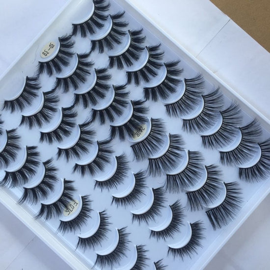 20 Pairs Of False Eyelashes Three-dimensional Multi-layer Mixed Eyelashes $29.00 Dana Fashion quantity: 20pairs makeup Product information: Product category: false eyelashes Whether to import: No Material: chemical fiber Production process: pure handmade