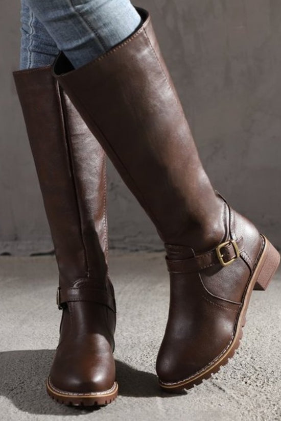 European and American women's knight boots