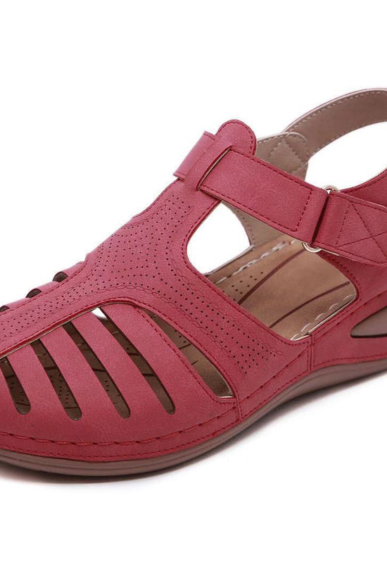 Retro sandals car line hole shoes non-slip