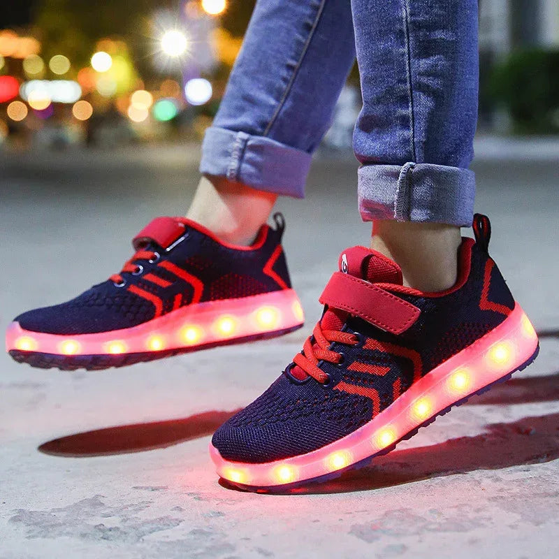 Flying Knit Children's Sports Shoes Coconut Children's Shoes - DanaFashionstore