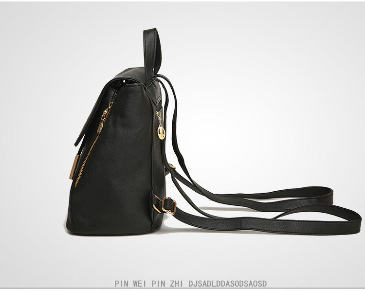 Women Backpack High Quality PU Leather Mochila Escolar School Bags For Teenagers Girls Top-handle Backpacks Herald Fashion - Dana Fashion
