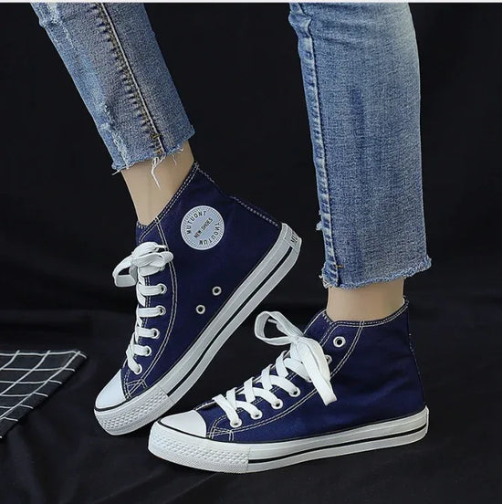 High-top canvas shoes - DanaFashionstore