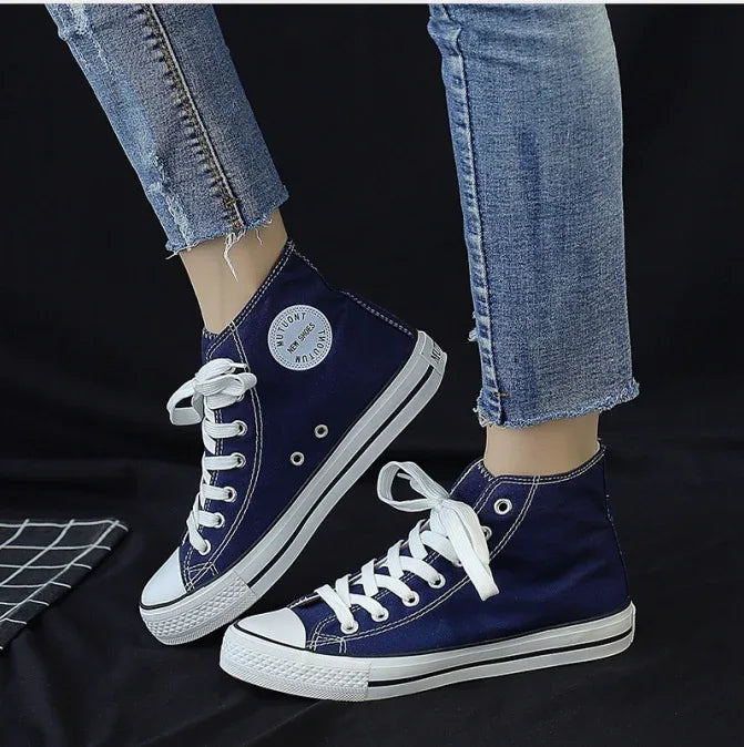 High-top canvas shoes - DanaFashionstore