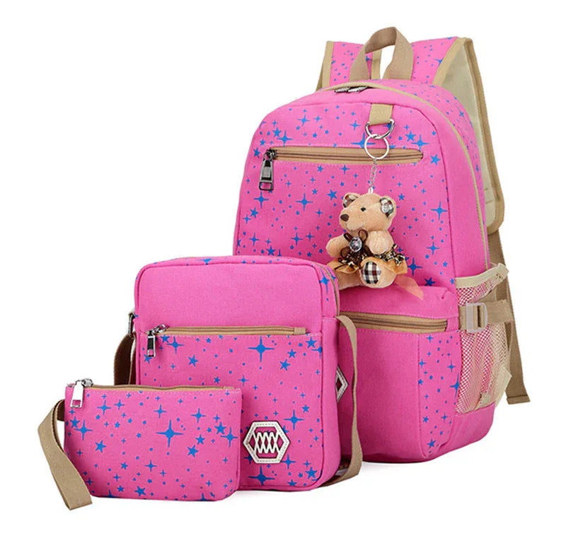 Three-piece backpack - DanaFashionstore