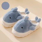 Shark Slippers Soft Sole Furry Shoes Home Bedroom Slippers Women - DanaFashionstore