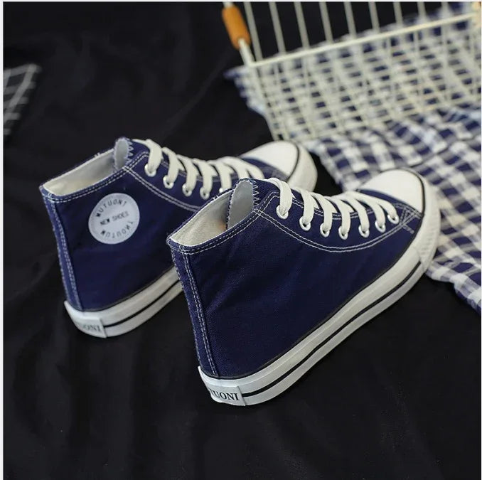 High-top canvas shoes - DanaFashionstore