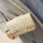 Autumn and winter new women's bag wild small square bag Japan and South Korea fashion lock chain bag shoulder slung - DanaFashionstore