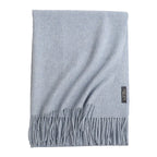 New Solid Color Wool Long Beard Warm Tassel Scarf Thick - DanaFashionstore