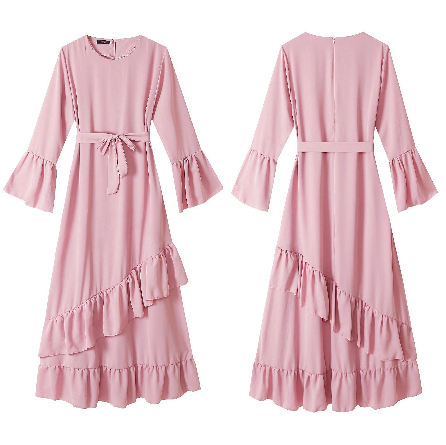 Muslim Long Skirt Dress Arab Robe Girly Dress