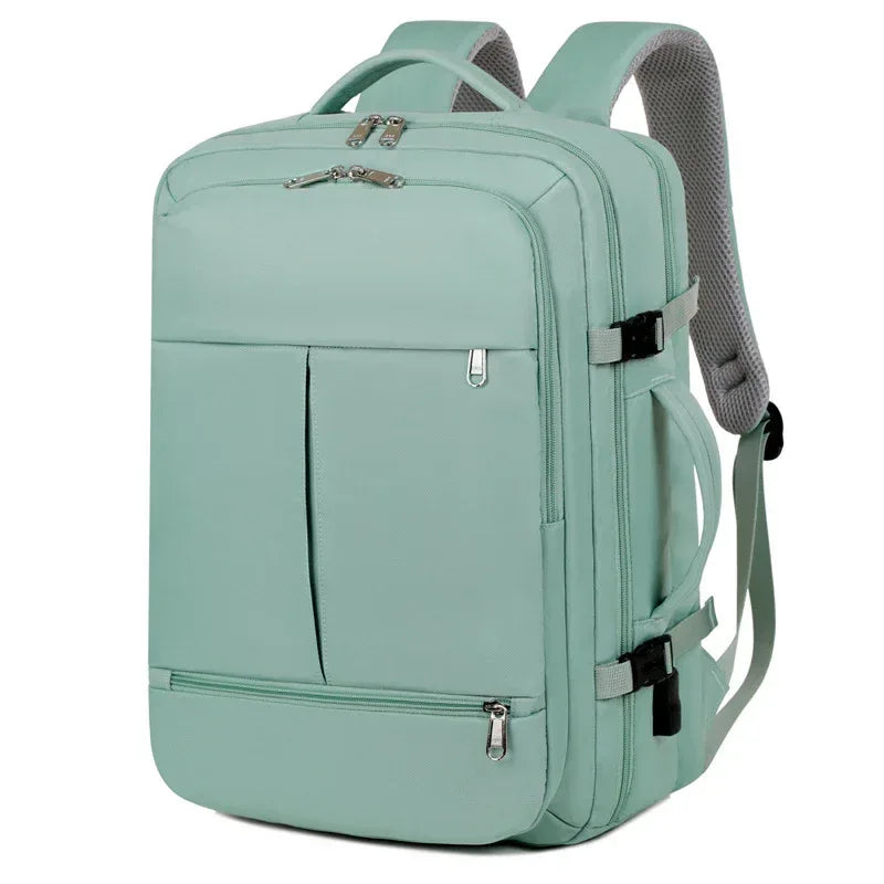 Large Capacity Backpack For Women Men Multiple Pockets And Zippers Versatile Computer Bags Business Travel Backpack - DanaFashionstore