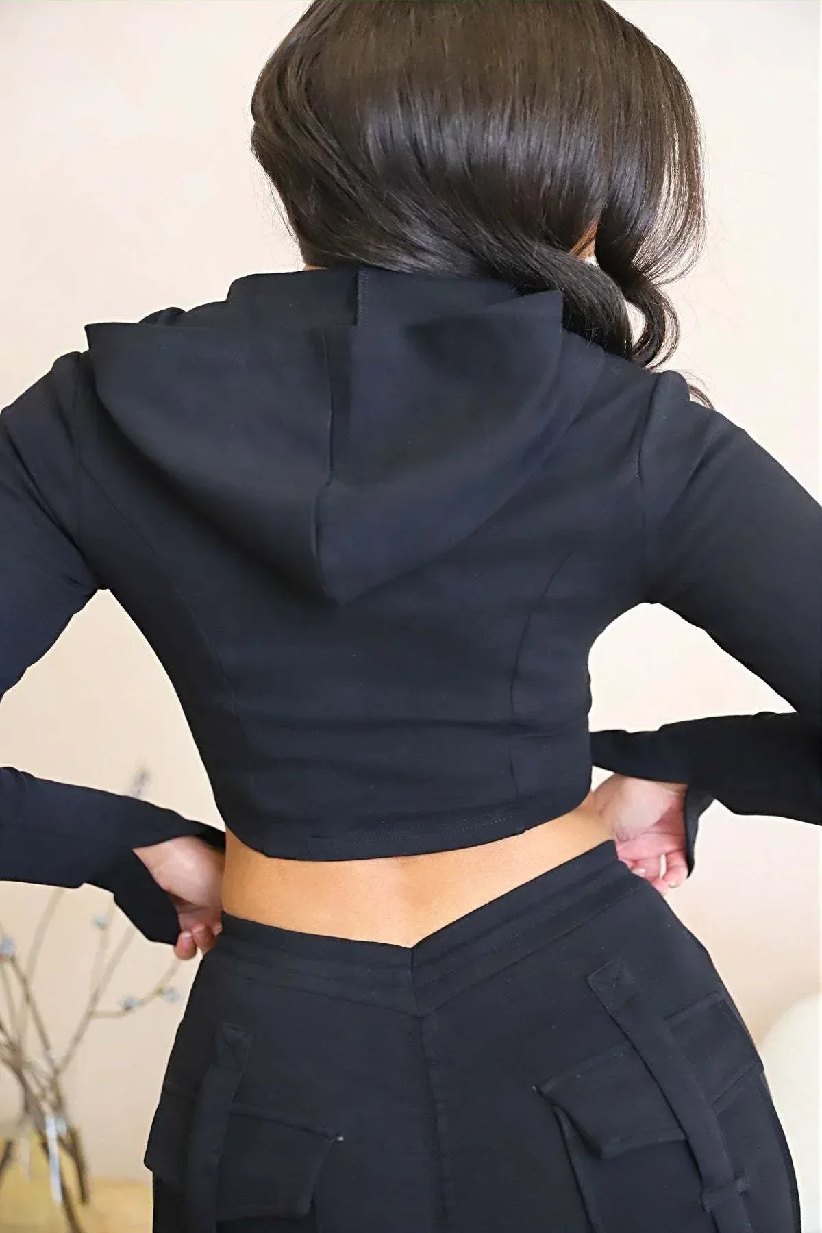 Cargo Pants With Pockets High Waist Drawstring Wide Leg Straight Trousers For Women Overalls - DanaFashionstore