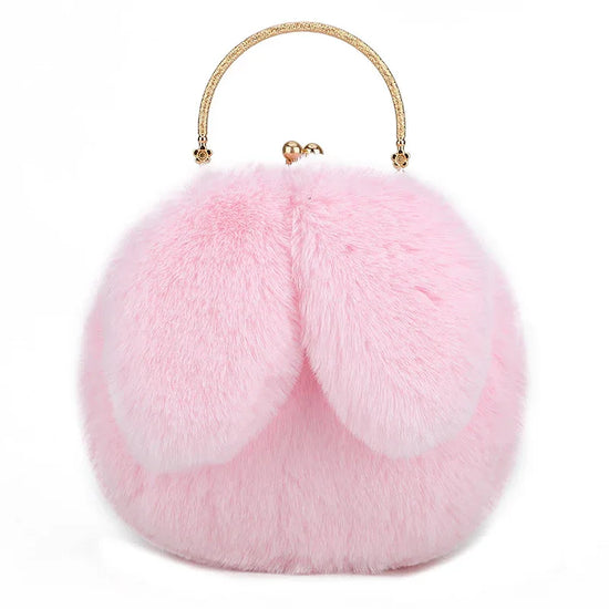 Fashion chain ear plush handbag - DanaFashionstore