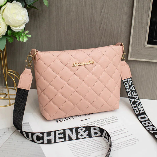 Small Messenger Bag For Women Trend Lingge Embroidery Female Shoulder Bags Fashion Chain Ladies Crossbody Purse - DanaFashionstore