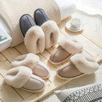 Suede cotton slippers - DanaFashionstore