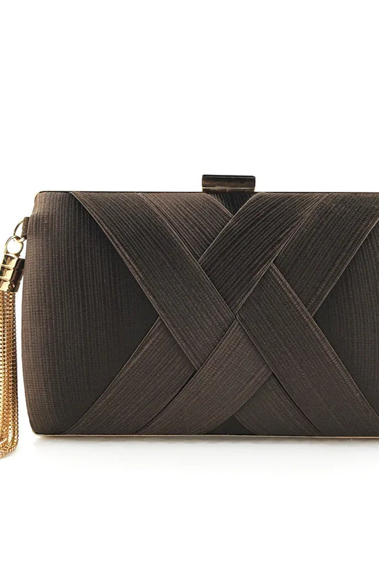 Dinner Satin Fashion Tassel Clutch - DanaFashionstore