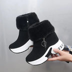 New short tube Mid Heel women's boots in winter - DanaFashionstore