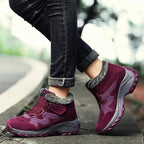 Hiking Shoes For Women Real Leather Non-Slip Outdoor Hiking Boots Trekking Shoes Waterproof Sport Sneakers Camping Sport Shoes - DanaFashionstore