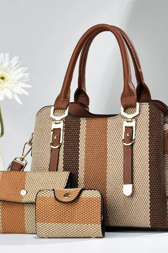 Crossbody Large Capacity New Son And Mother Canvas Contrast Color Handbags - DanaFashionstore