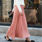 Solid color pleated skirt - DanaFashionstore