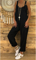 Plus Size Suspender Jumpsuit 2026 - Loose Overalls for Women - DanaFashionstore