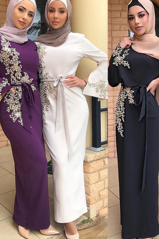 Muslim embroidered dress