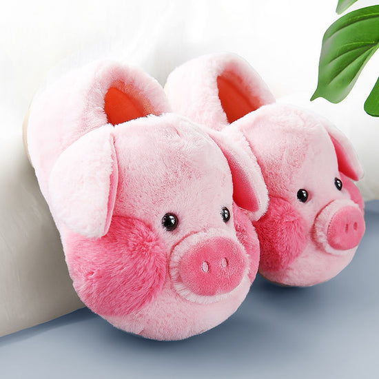 Non Slip Warm Lovers Cute Pig Slippers