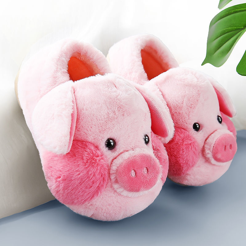 Non Slip Warm Lovers Cute Pig Slippers