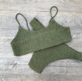 Swimsuit sexy pleated triangle bikini - DanaFashionstore