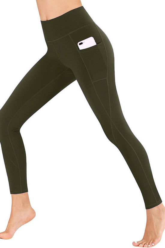 Women Compression Skinny Fitness Leggings Women Stretch Sportswear Casual Leggings Pants with Pocket