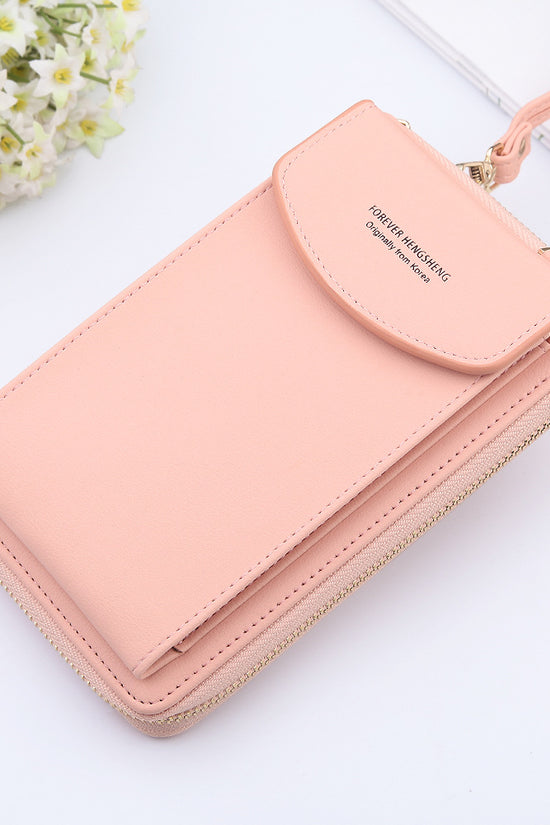 Mobile Phone Bag Zipper Women Diagonal Bag