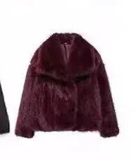 Winter Plush Coat Fashion Warm Thicken Fluffy Lapel Jacket Outwear Casual Long Sleeve Tops Womens Clothing - DanaFashionstore