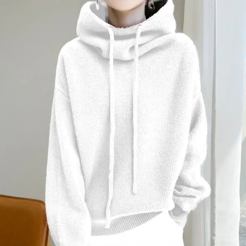 Women's Sweater Thicken Lazy Style All-match Long-sleeved Autumn Winter Warm Casual Sweater For Women - DanaFashionstore