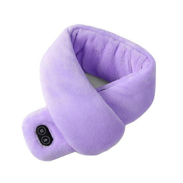 Women Men Soft Temperature Control Pain Relief Cervical Massage Shoulder Neck Wrap USB Heated Scarf Shawl Washable Winter Warm - DanaFashionstore
